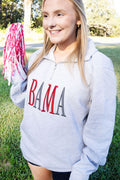 Bama Puff Embroidered Midweight Quarter-Zip Pullover